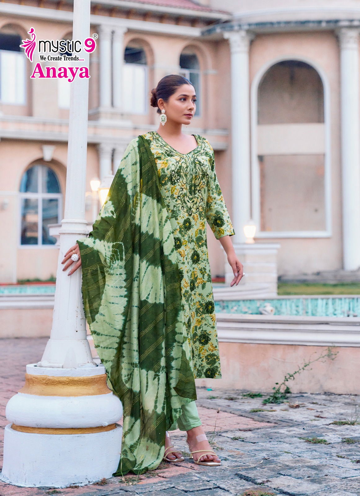 Anaya Vol 2 By Mystic 9 Rayon Kurti With Bottom Dupatta Wholesalers In Delhi